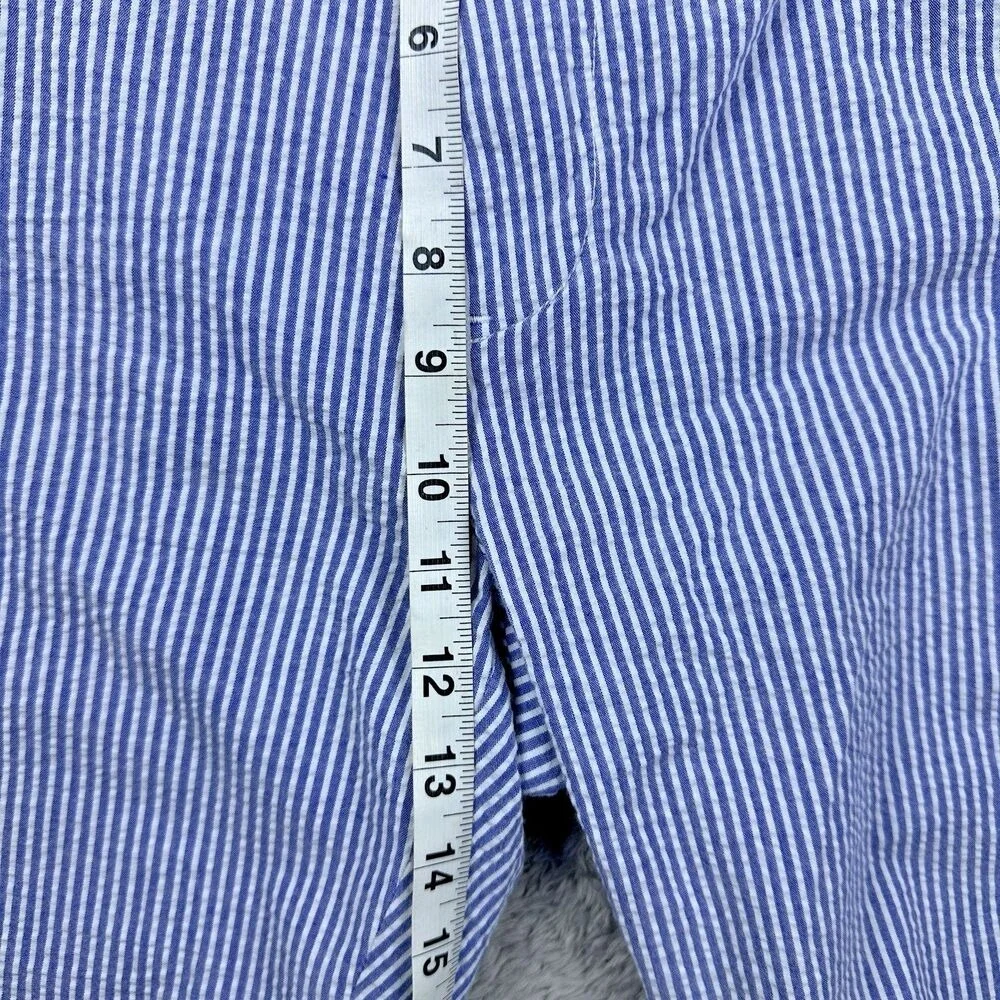 Polo Ralph Lauren Men's Shorts 42 Preppy Seersucker Stripe Stretch‎ Classic Fit